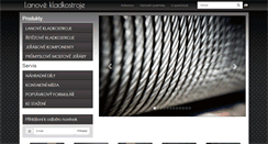 Desktop Screenshot of lanove-kladkostroje.cz